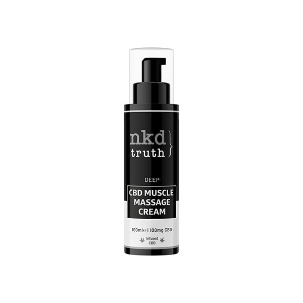NKD 100mg CBD Deep Muscle Massage Cream - 100mlCBD ProductsNKDVaperr Shop