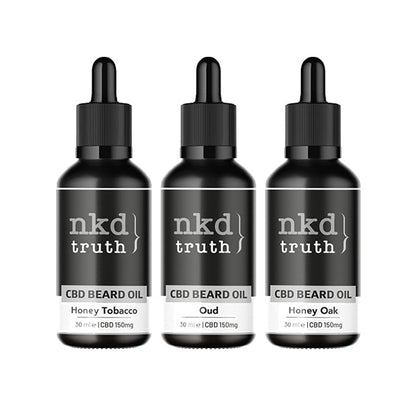 NKD 150mg CBD Infused Speciality Beard Oils 30mlCBD ProductsNKDVaperr Shop