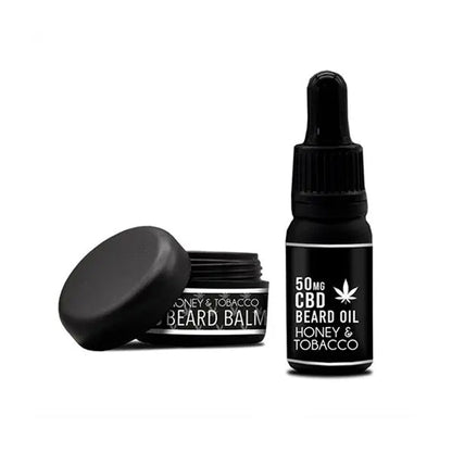 NKD 150mg CBD Twin Pack Honey Tobacco Beard Oil and balmCBD ProductsNKDVaperr Shop