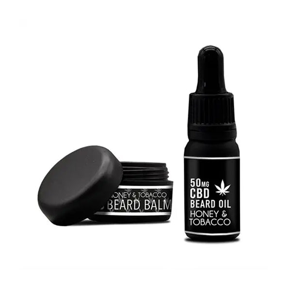 NKD 150mg CBD Twin Pack Honey Tobacco Beard Oil and balmCBD ProductsNKDVaperr Shop