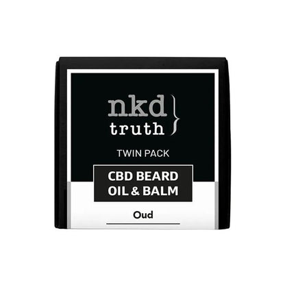 NKD 150mg CBD Twin Pack OUD Beard Oil and balmCBD ProductsNKDVaperr Shop
