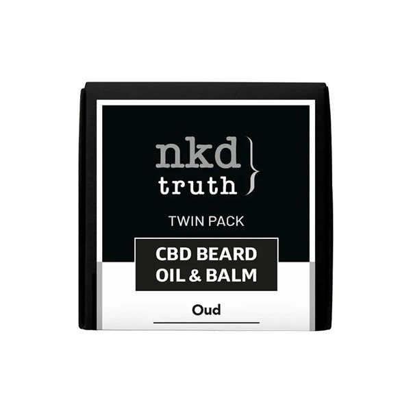NKD 150mg CBD Twin Pack OUD Beard Oil and balmCBD ProductsNKDVaperr Shop