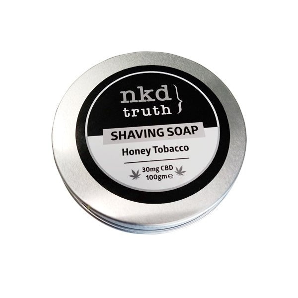 NKD 30mg CBD Speciality Shaving Soap 100g - Honey TobaccoCBD ProductsNKDVaperr Shop