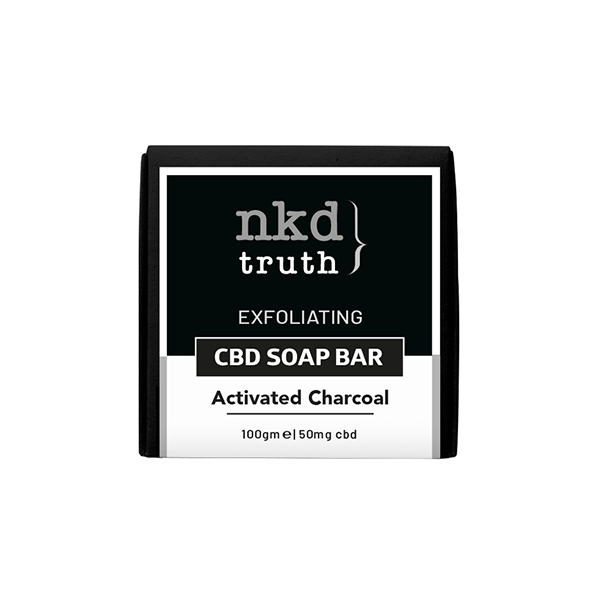 NKD 50mg CBD Specialty Activated Charcoal soap bar 100gCBD ProductsNKDVaperr Shop