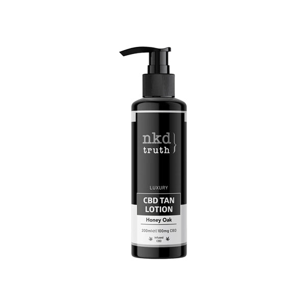 NKD Truth 100mg CBD Honey Oak Tan Lotion - 200mlCBD ProductsNKDVaperr Shop