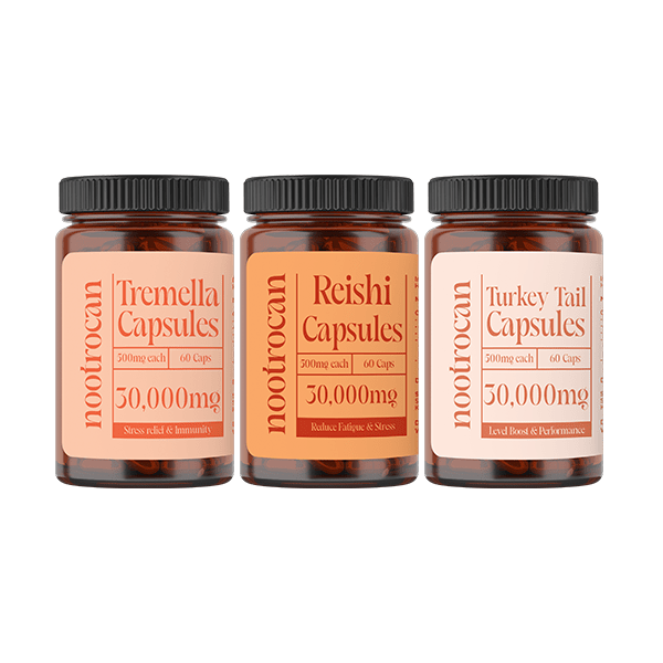 Nootrocan 30000mg Nootropic Vegan Mushroom Capsules - 60 CapsNootropics & SupplementsNootrocanVaperr Shop