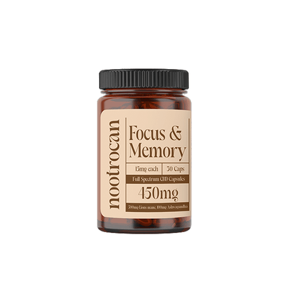 Nootrocan 450mg Full Spectrum CBD Nootropic Capsules - 30 CapsCBD ProductsNootrocanVaperr Shop