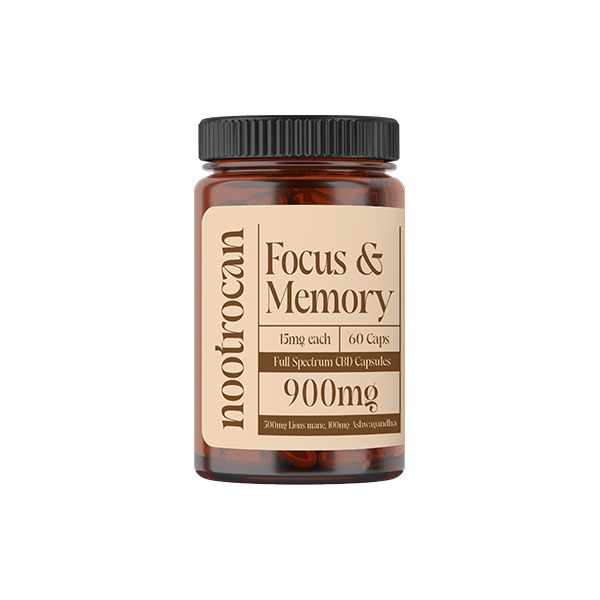 Nootrocan 900mg Full Spectrum CBD Nootropic Capsules - 60 CapsCBD ProductsNootrocanVaperr Shop