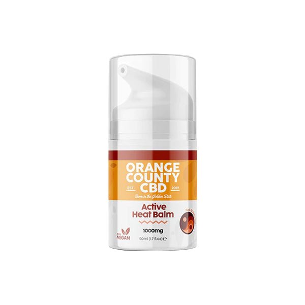 Orange County CBD 1000mg Active Heat Balm 50mlCBD ProductsOrange CountyVaperr Shop