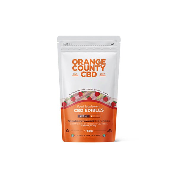 Orange County CBD 200mg Gummy Strawberries - Grab BagCBD ProductsOrange CountyVaperr Shop