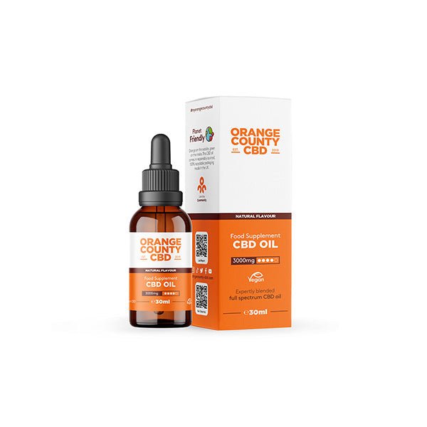 Orange County CBD 3000mg 30ml MCT Oil - Organic Coconut OilCBD ProductsOrange CountyVaperr Shop