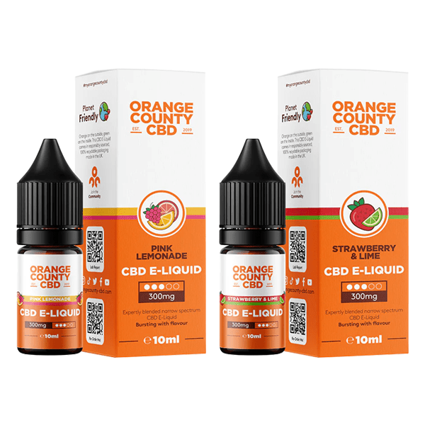 Orange County CBD 300mg Broad Spectrum CBD E - liquid 10ml (50VG/50PG)CBD ProductsOrange CountyVaperr Shop