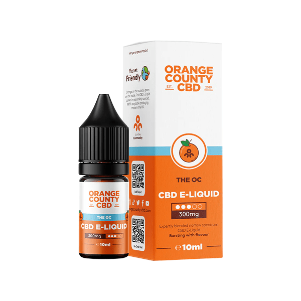 Orange County CBD 300mg Broad Spectrum CBD E - liquid 10ml (50VG/50PG)CBD ProductsOrange CountyVaperr Shop