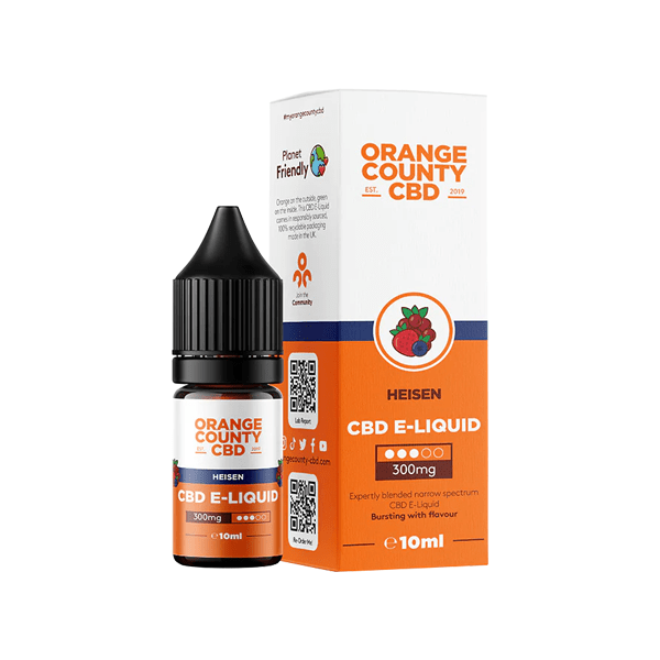 Orange County CBD 300mg Broad Spectrum CBD E - liquid 10ml (50VG/50PG)CBD ProductsOrange CountyVaperr Shop