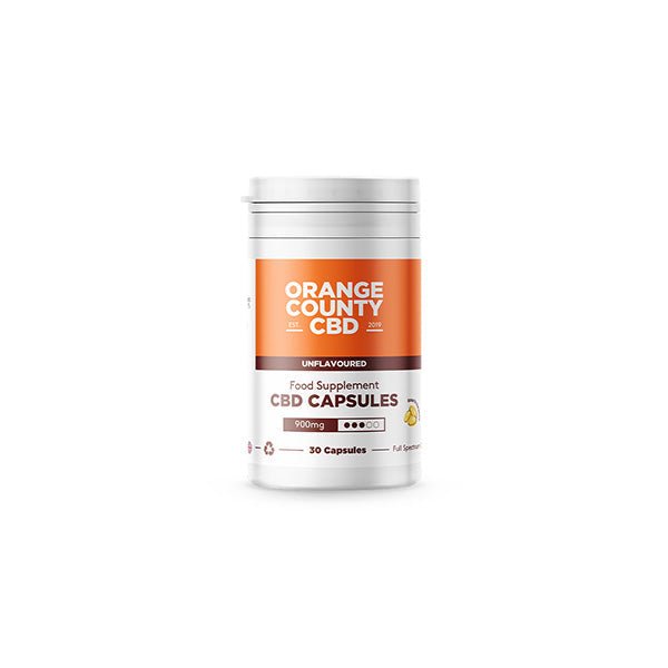 Orange County CBD 900mg Full Spectrum CBD Capsules - 30 CapsCBD ProductsOrange CountyVaperr Shop