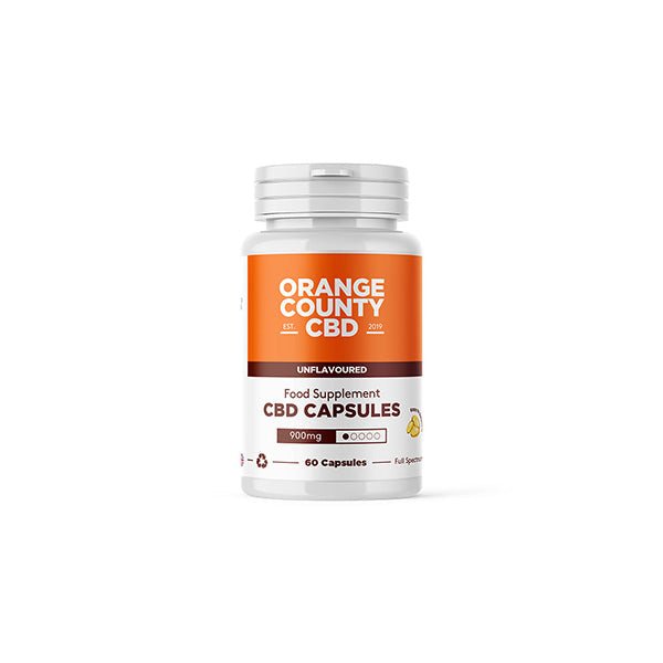 Orange County CBD 900mg Full Spectrum CBD Capsules - 60 CapsCBD ProductsOrange CountyVaperr Shop
