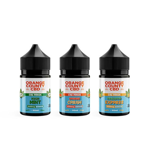 Orange County CBD Cali Range 2500mg CBD 50ml E - liquid (60VG/40PG)CBD ProductsOrange CountyVaperr Shop