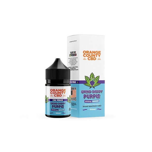 Orange County CBD Cali Range 2500mg CBD 50ml E - liquid (60VG/40PG)CBD ProductsOrange CountyVaperr Shop