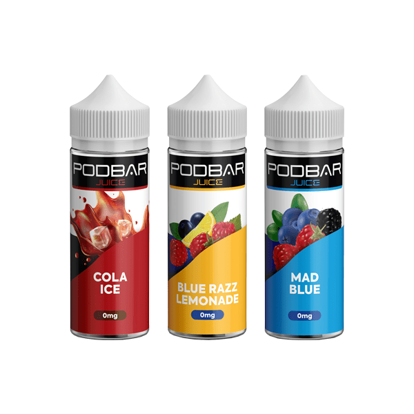 Podbar Juice by Kingston 100ml Shortfill 0mg (50VG/50PG)Vaping ProductsPodbarVaperr Shop