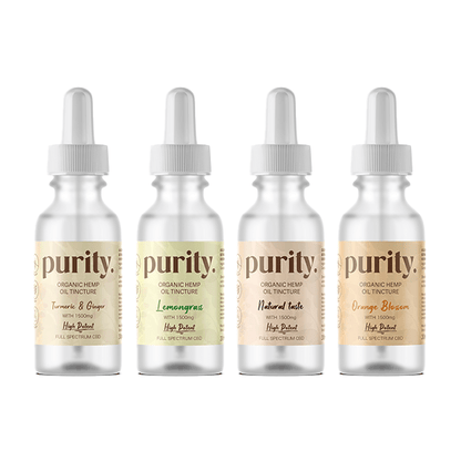 Purity 1500mg Full - Spectrum High Potency CBD Hemp Oil 30mlCBD ProductsPurityVaperr Shop