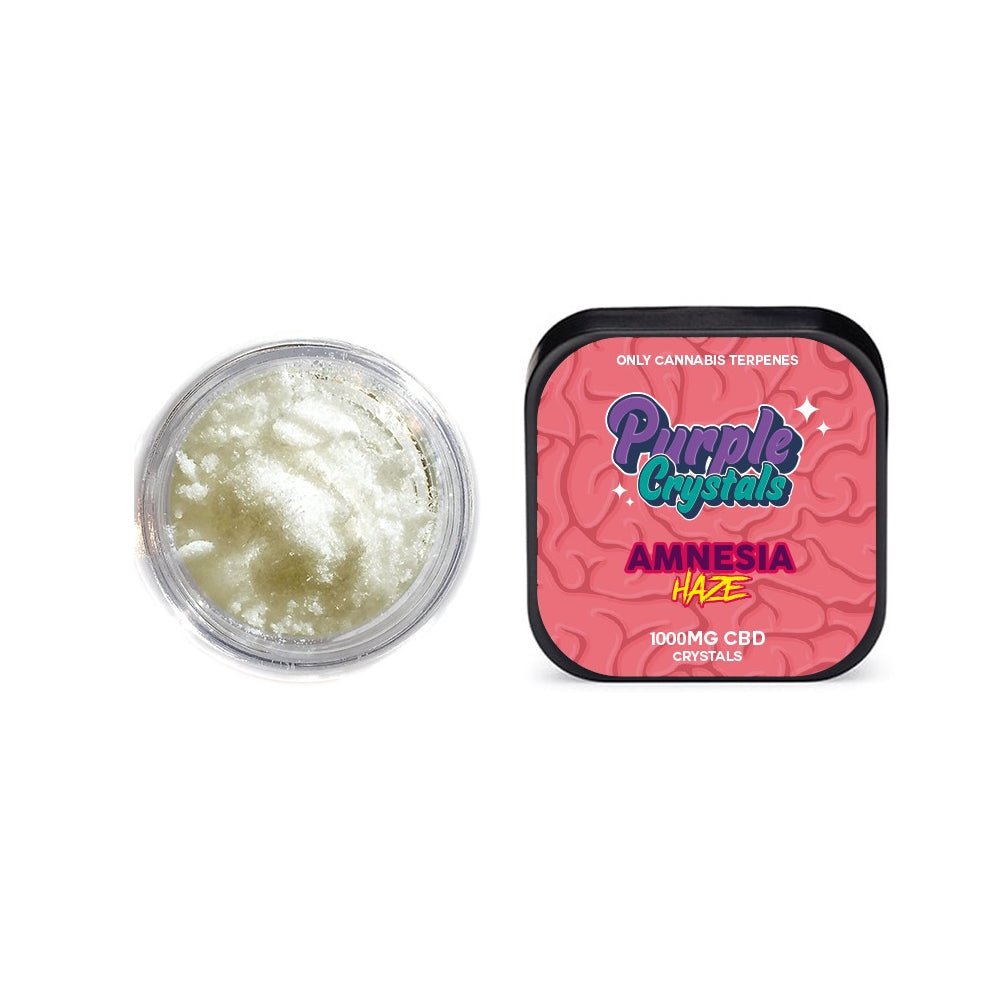 Purple Crystals by Purple Dank 1000mg CBD Crystals - Amnesia HazeCBD ProductsPurple DankVaperr Shop