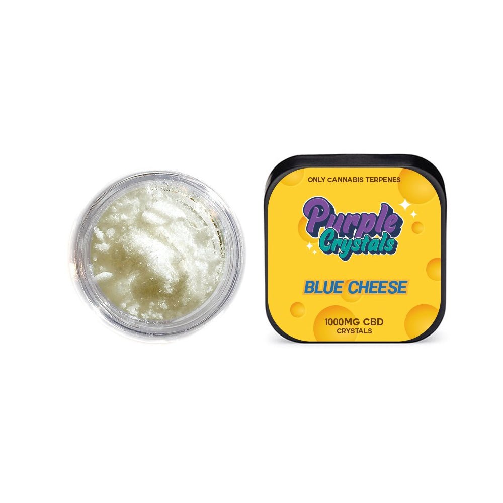 Purple Crystals by Purple Dank 1000mg CBD Crystals - Blue CheeseCBD ProductsPurple DankVaperr Shop