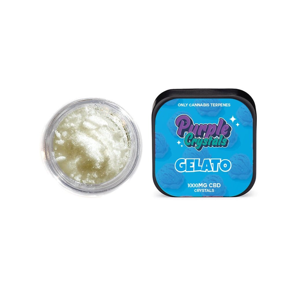 Purple Crystals by Purple Dank 1000mg CBD Crystals - GelatoCBD ProductsPurple DankVaperr Shop