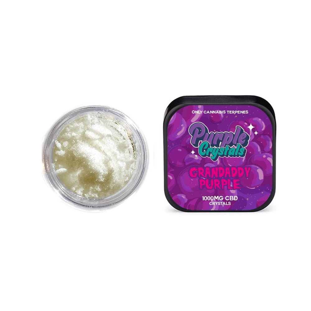 Purple Crystals by Purple Dank 1000mg CBD Crystals - Grand Daddy PurpleCBD ProductsPurple DankVaperr Shop