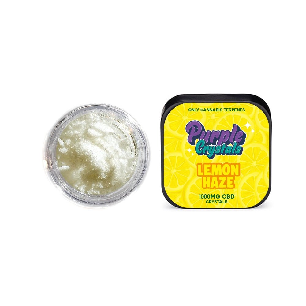Purple Crystals by Purple Dank 1000mg CBD Crystals - Lemon HazeCBD ProductsPurple DankVaperr Shop