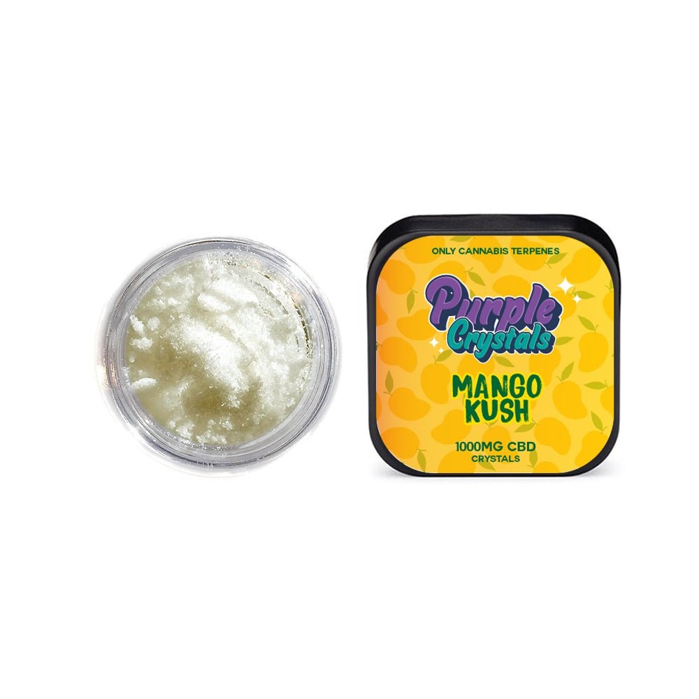 Purple Crystals by Purple Dank 1000mg CBD Crystals - Mango KushCBD ProductsPurple DankVaperr Shop