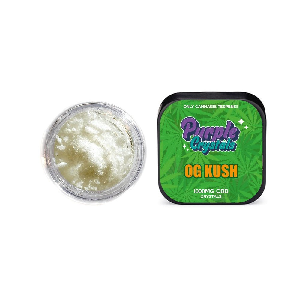 Purple Crystals by Purple Dank 1000mg CBD Crystals - OG KushCBD ProductsPurple DankVaperr Shop