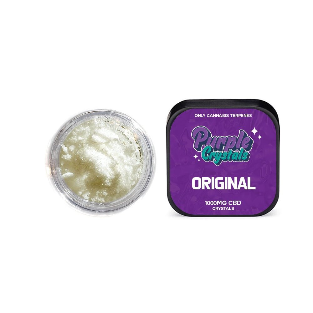 Purple Crystals by Purple Dank 1000mg CBD Crystals - Original TerpsolateCBD ProductsPurple DankVaperr Shop