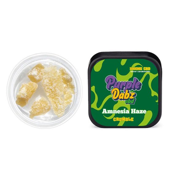 Purple Dabz by Purple Dank 1000mg CBD Crumble - Amnesia HazeCBD ProductsPurple DankVaperr Shop