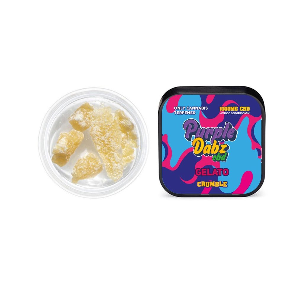 Purple Dabz by Purple Dank 1000mg CBD Crumble - GelatoCBD ProductsPurple DankVaperr Shop
