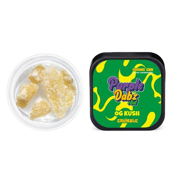 Purple Dabz by Purple Dank 1000mg CBD Crumble - OG KushCBD ProductsPurple DankVaperr Shop