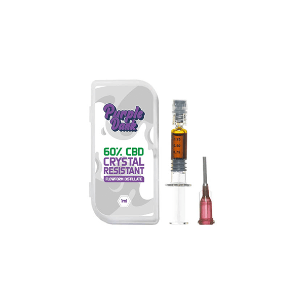Purple Dank 60% CBD Crystal Resistant Flowform Distillate - 1mlCBD ProductsPurple DankVaperr Shop