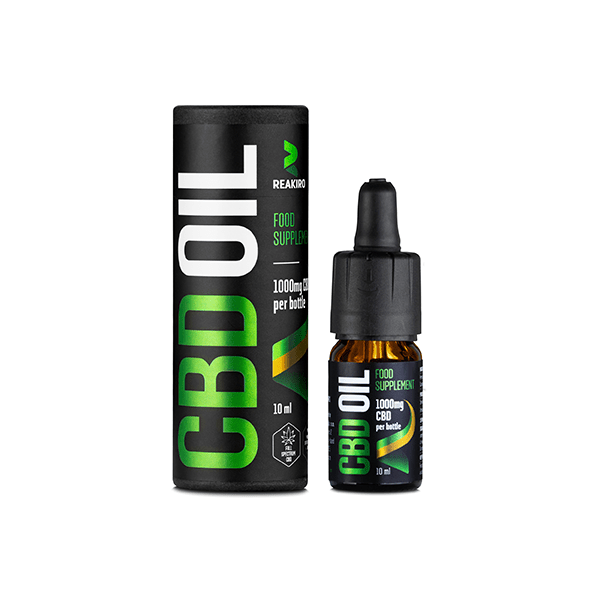 Reakiro 1000mg CBD Oil 10% Full Spectrum - 10mlCBD ProductsReakiroVaperr Shop