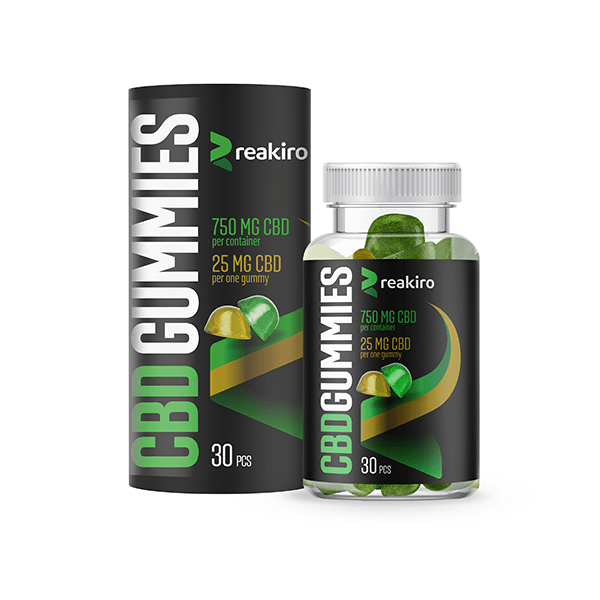 Reakiro 750mg Full Spectrum CBD Apple & Lemon Gummies - 30 piecesCBD ProductsReakiroVaperr Shop