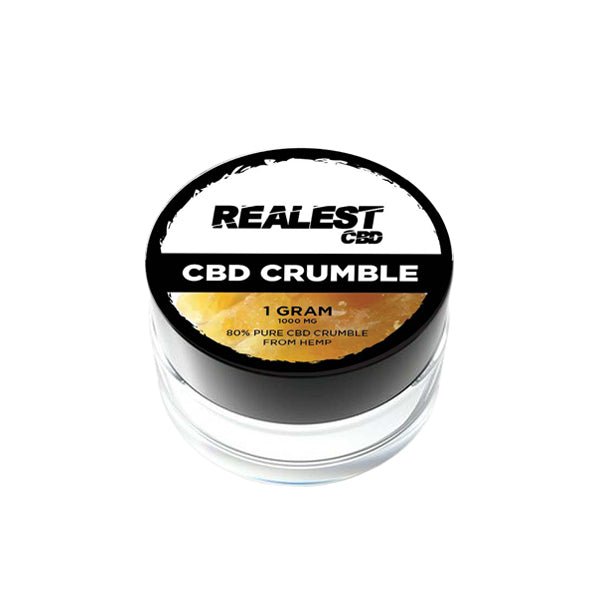 Realest CBD 1000mg 80% Broad Spectrum CBD CrumbleCBD ProductsRealest CBDVaperr Shop