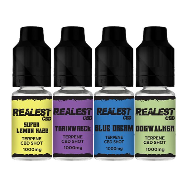 Realest CBD 1000mg Terpene Infused CBD Booster Shot 10mlVaping ProductsRealest CBDVaperr Shop