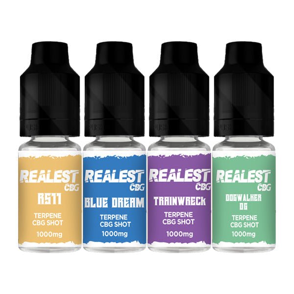 Realest CBD 1000mg Terpene Infused CBG Booster Shot 10mlVaping ProductsRealest CBDVaperr Shop