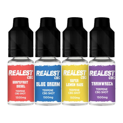 Realest CBD 1500mg Terpene Infused CBG Booster Shot 10mlVaping ProductsRealest CBDVaperr Shop