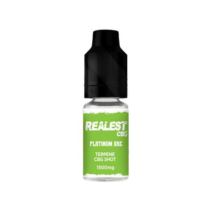 Realest CBD 1500mg Terpene Infused CBG Booster Shot 10mlVaping ProductsRealest CBDVaperr Shop