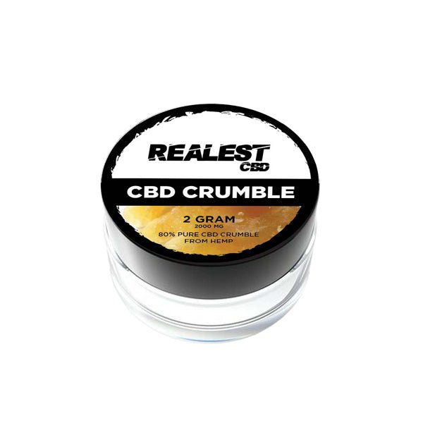 Realest CBD 2000mg 80% Broad Spectrum CBD CrumbleCBD ProductsRealest CBDVaperr Shop