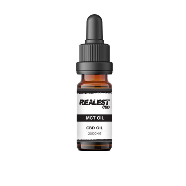 Realest CBD 2000mg Broad Spectrum CBD 10ml MCT OilCBD ProductsRealest CBDVaperr Shop