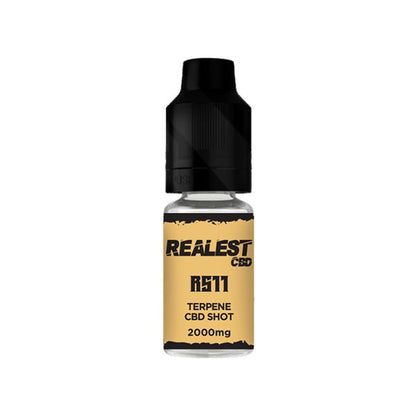 Realest CBD 2000mg Terpene Infused CBD Booster Shot 10mlVaping ProductsRealest CBDVaperr Shop