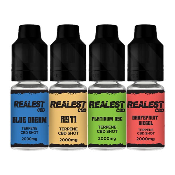 Realest CBD 2000mg Terpene Infused CBD Booster Shot 10mlVaping ProductsRealest CBDVaperr Shop