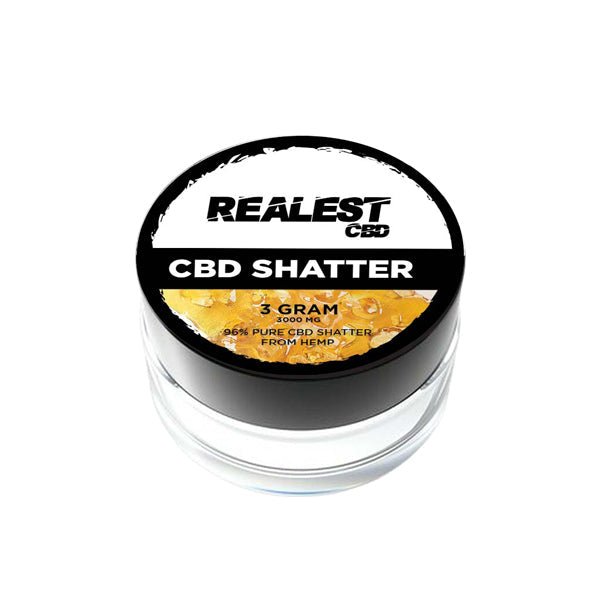 Realest CBD 3000mg Broad Spectrum CBD ShatterCBD ProductsRealest CBDVaperr Shop