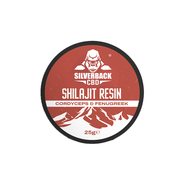 Silverback CBD Cordyceps + Fenugreek Infused Shilajit Resin 25gNootropics & SupplementsSilverback CBDVaperr Shop