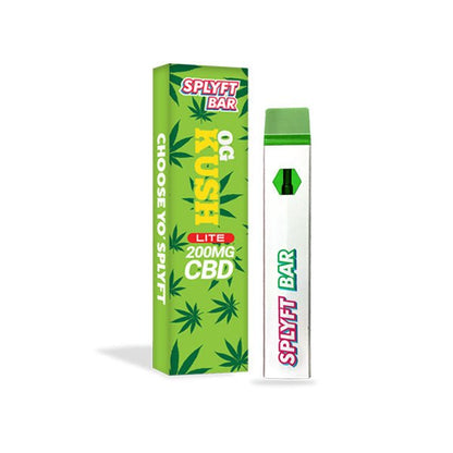 SPLYFT BAR LITE 200mg Full Spectrum Flowform CBD Disposable VapeCBD ProductsSPLYFTVaperr Shop